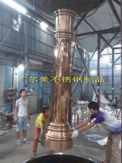 供应不锈钢立柱成品不锈钢包边立柱厂家