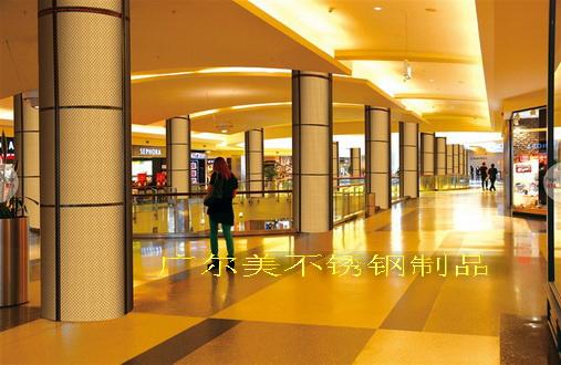 酒店大堂不锈钢立柱 不锈钢立柱成型效果图