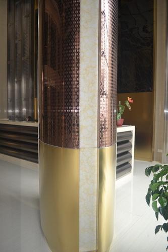 彩色雕刻不锈钢花板立柱价格 不锈钢立柱装饰材料定做加工