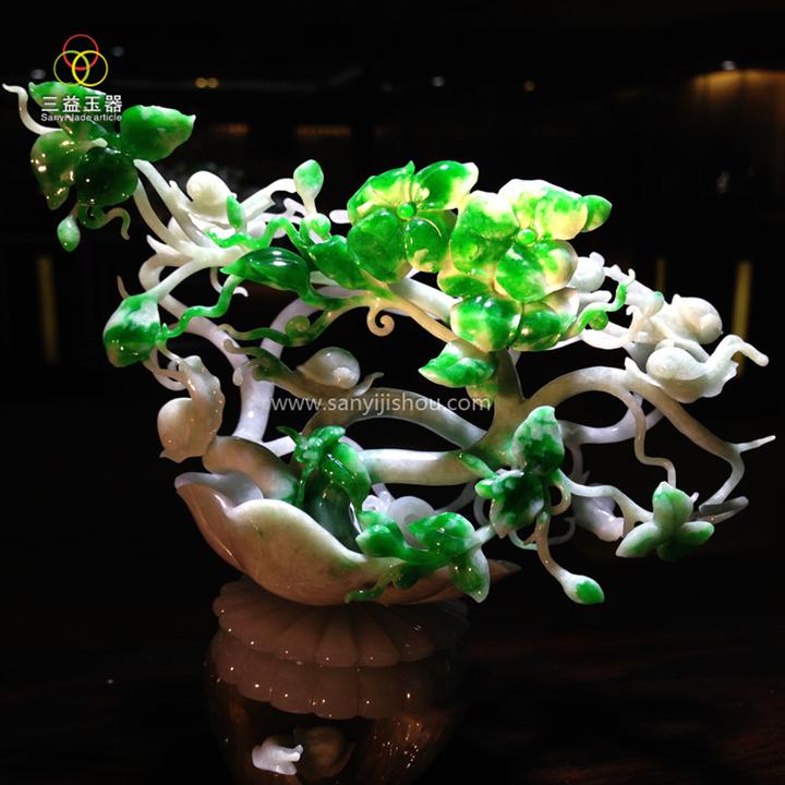 翡翠风光摆件
