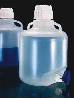 美国Nalgene可高温高压灭菌细口大瓶，带放水口大壶