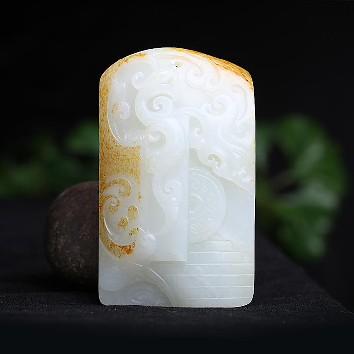 和田玉必定成龙仿古牌子